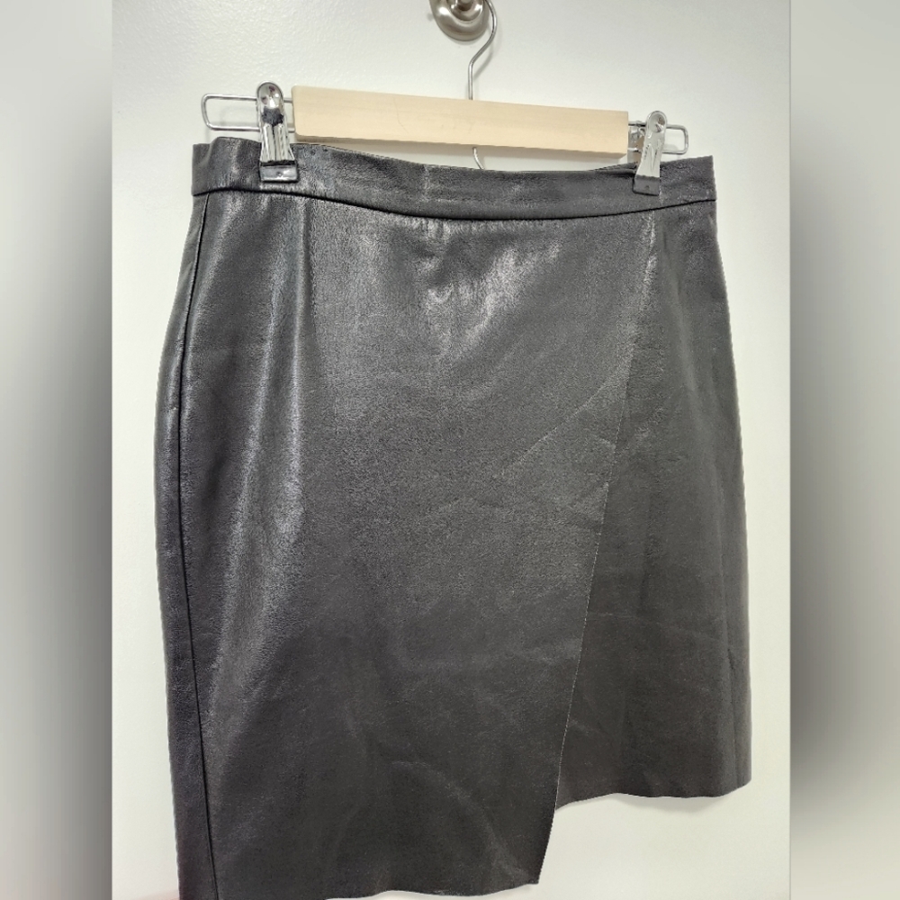 H&M Faux Leather Pencil Skirt